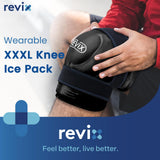 REVIX gel froid genou 20x11 pouces procure un refroidissement durable.