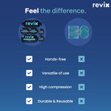REVIX glace-contact-doux : surface douce au contact direct pour une utilisation prolongée.