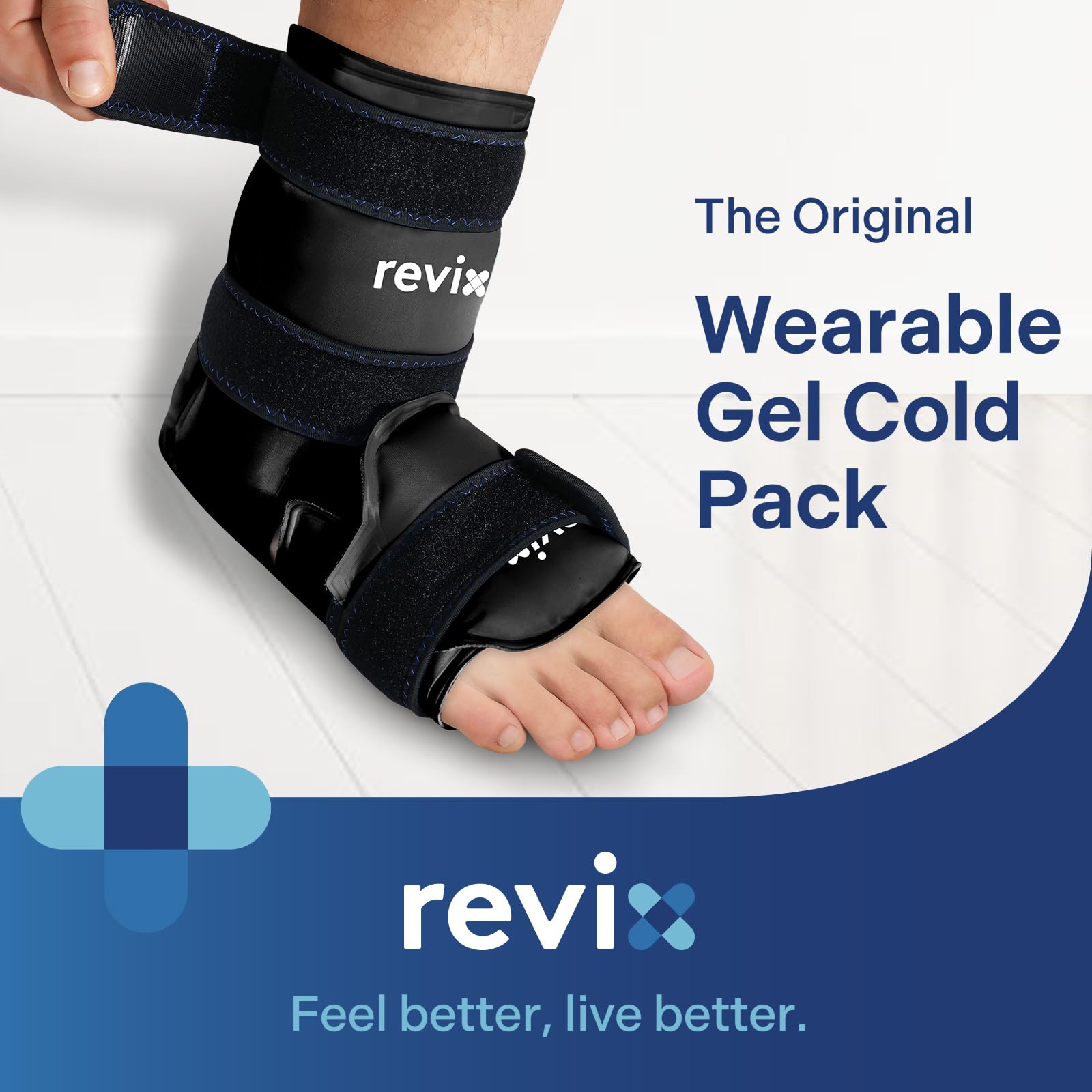REVIX gel glace pliant après congélation reste souple et facile à utiliser