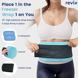 REVIX gel glacé réutilisable 14x7 – confort flexible pour épaules et cuisses.