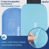 REVIX gel glacé réutilisable 14x7 – porte poche pour fixation sans mains.