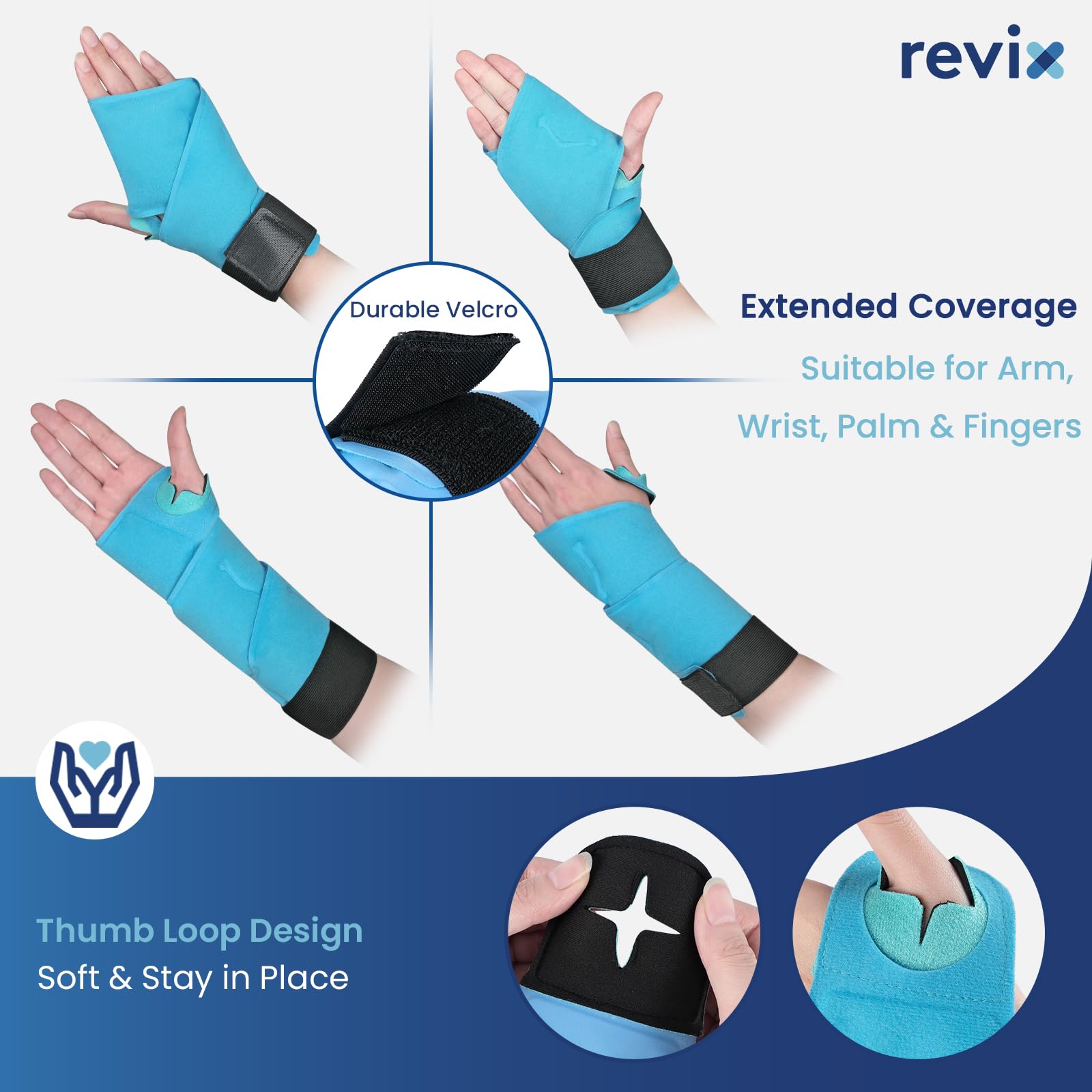 REVIX gel souple: demeure flexible lorsqu’il est congelé.