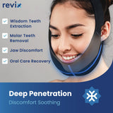 REVIX gel packs réutilisables – usage froid ou chaud, facile à fixer.