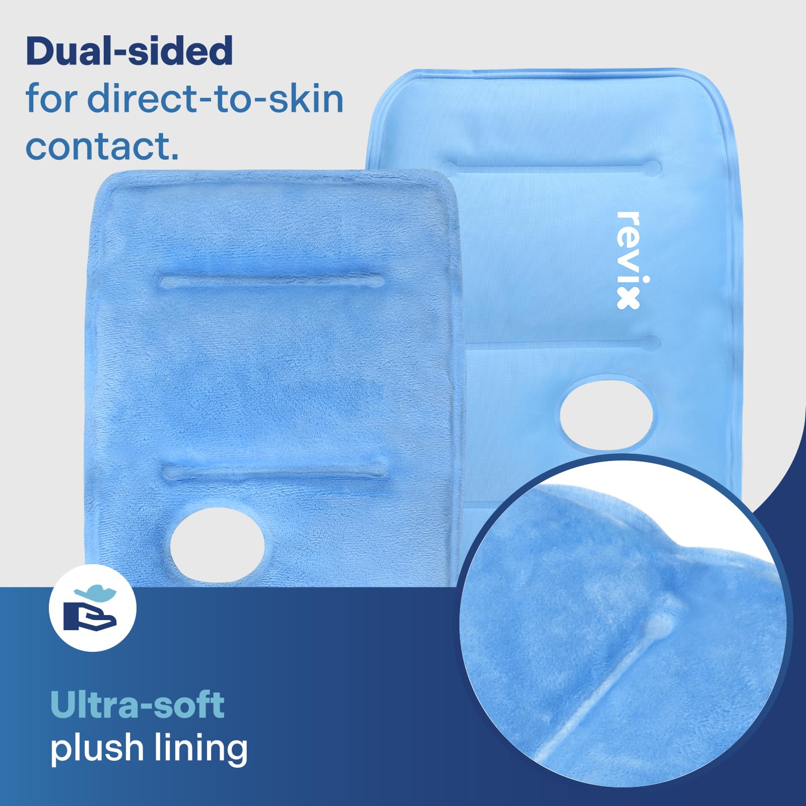 REVIX gel poignet pliable pour thérapie par le froid prolongée