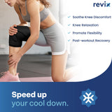 REVIX genou, tailles M/L/XL, ajuste sur mesure.