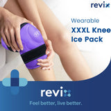 REVIX Genou XXXL couvre l’arrière pour un refroidissement ciblé et stable.