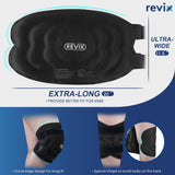 REVIX genou XXXL : face pelucheuse et nylon pour un confort adaptable.