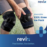 REVIX genou XXXL : refroidissement longue durée pour le confort après l'effort.