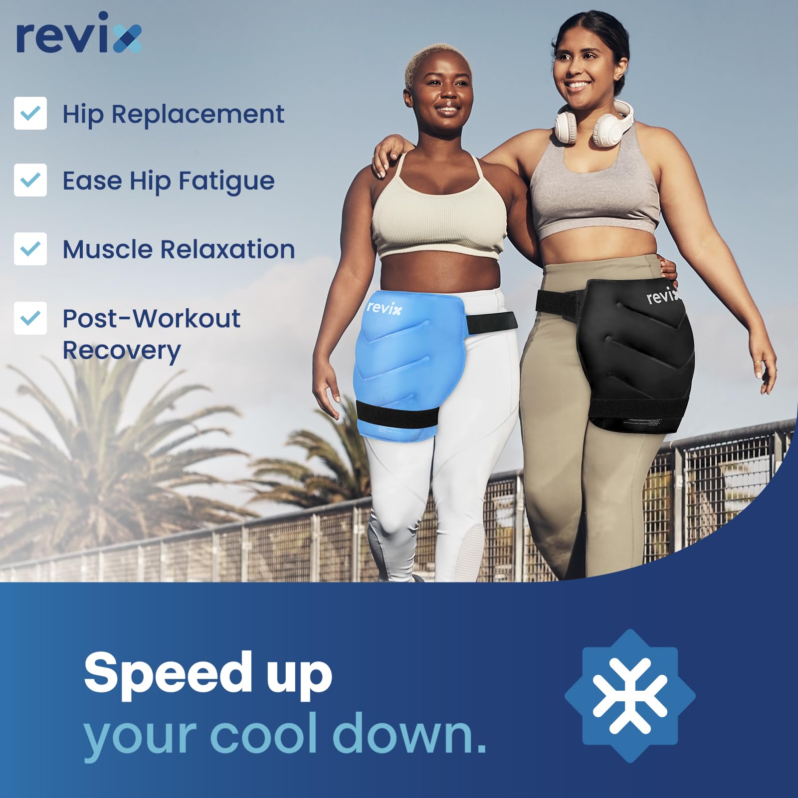 REVIX glace-hanche flexible 20 minutes reste souple lors de l’application.
