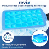 REVIX grand pack gel design grille glace assure un refroidissement uniforme