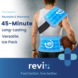 REVIX grand pack gel avec sangle pour l'épaule, confort mains libres