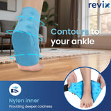 REVIX glace-cheville-housse-terry apporte douceur et confort contre irritations.