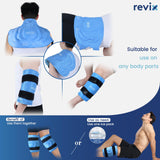 REVIX jambe-glace-xxxl : adaptabilité pour différentes zones.