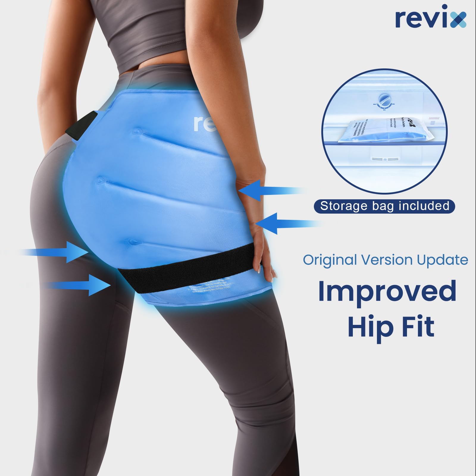 REVIX pack froid réutilisable, prêt pour récupération après effort.