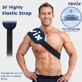 REVIX pack glace réutilisable après entraînement, récupération à domicile.