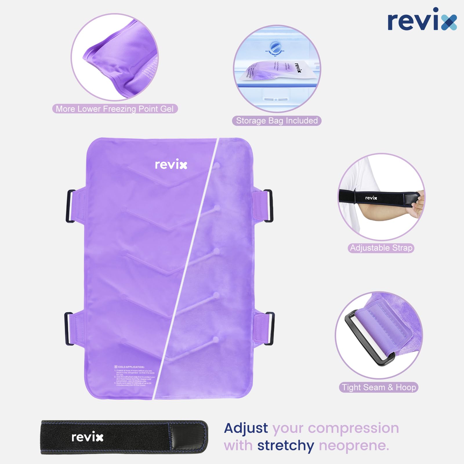 REVIX sac congélation inclus rangement pratique et prêt à l emploi