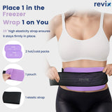 REVIX sangle reglable avec poche maintient la compresse en place.