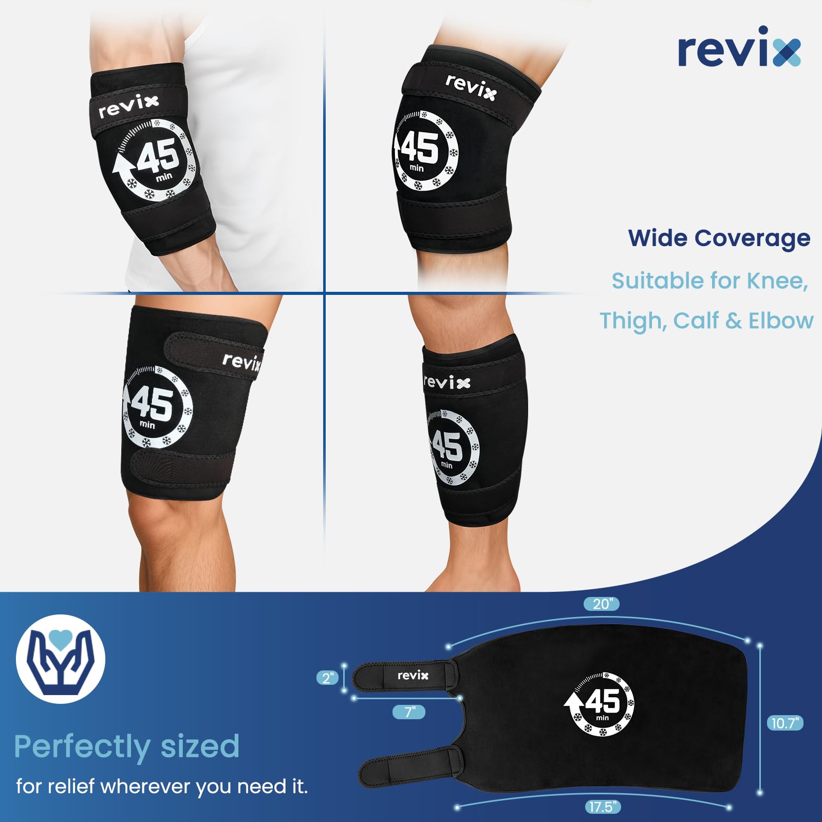 REVIX utilisation-assise-ou-couche-genou, confort durable à domicile.
