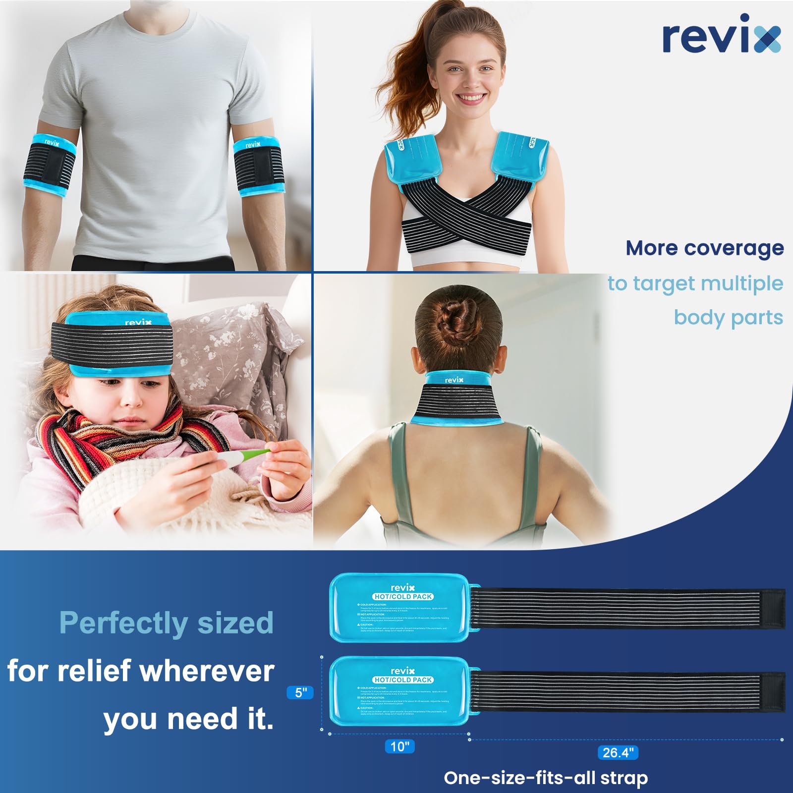 REVIX usage quotidien flexible pour muscles et articulations.