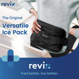 REVIX wrap glace genou : compression ciblée pour un confort accru.