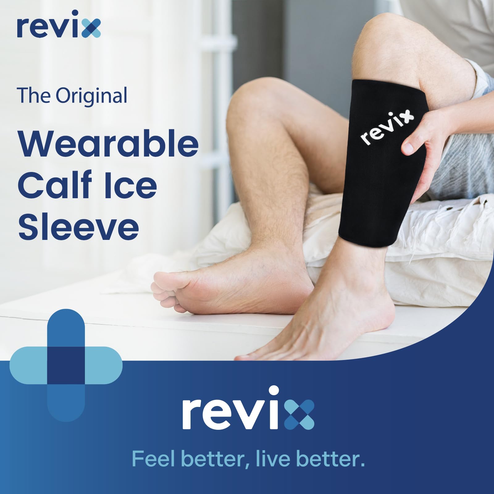 REVIX XL gel refroidissant intérieur montre le remplissage qui apaise les muscles.