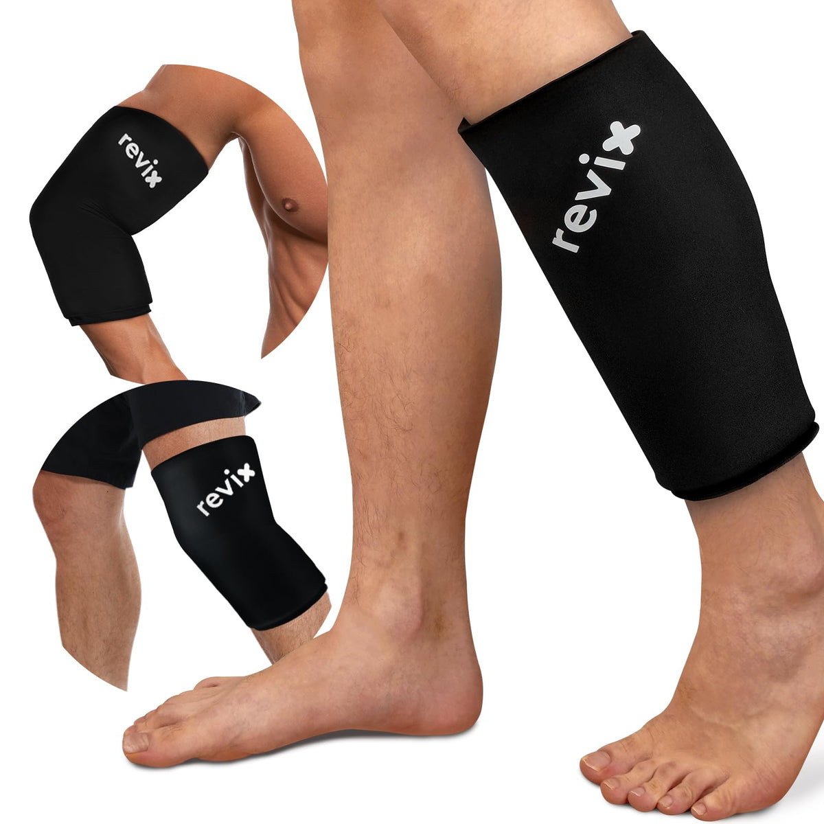 REVIX XL manchon compression tibia ensemble offre un soutien ciblé et récupération.