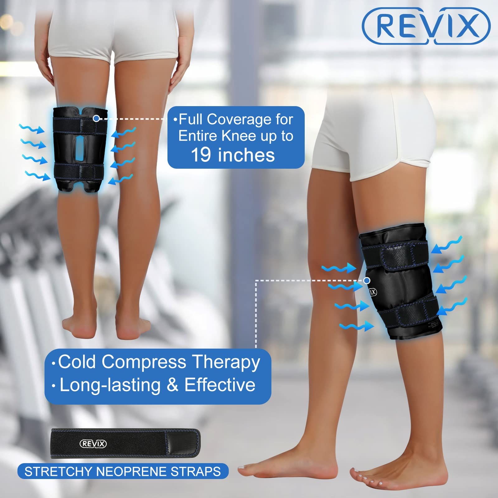 Revêtement doux en peluche REVIX XL, confort peau pendant l’utilisation.