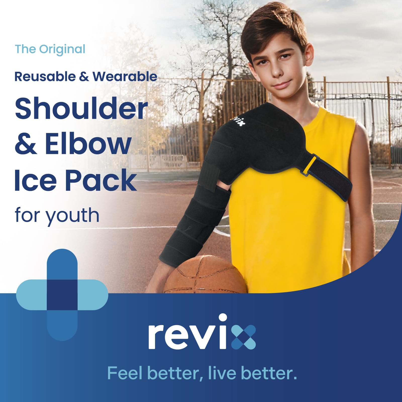 REVIX manchon glacé avec bandes réglables pour un maintien sûr