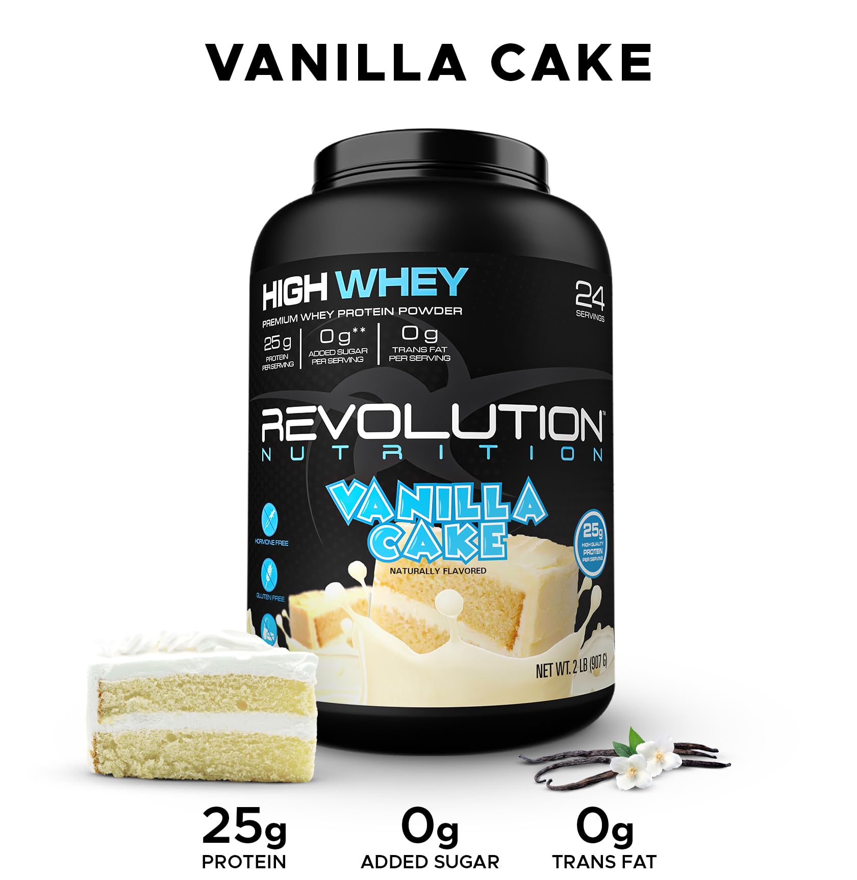 Portion de High Whey avec 25 g de protéine par dose.