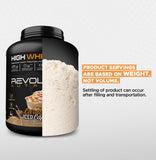 Revolution Nutrition High Whey saveur-caramel-cappuccino-glacé: goût riche et agréable.