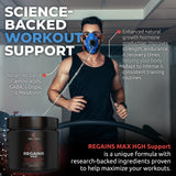 Regains MAX arginine-glutamine-lysine — ingrédients importants pour le soutien musculaire