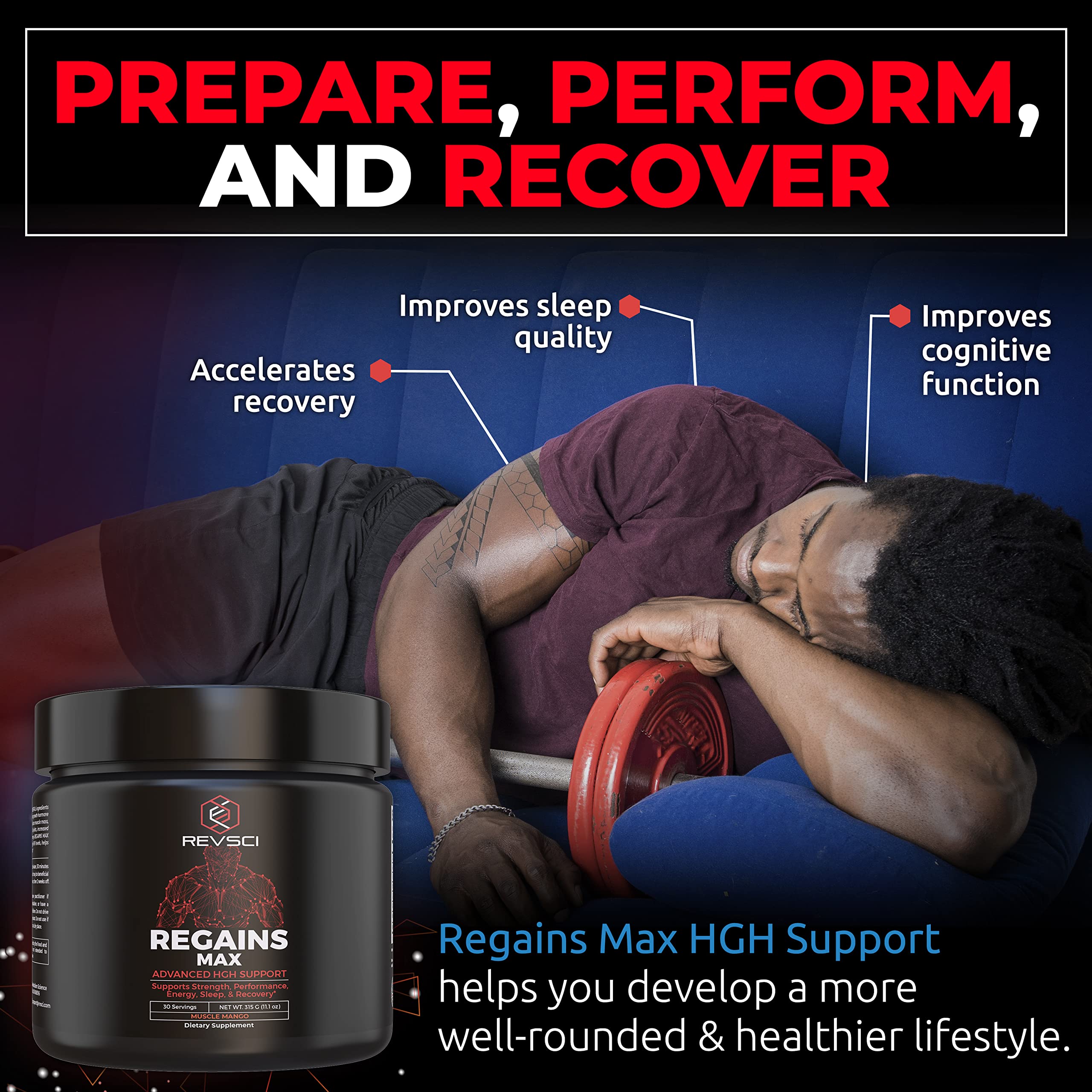 Regains MAX récupération post-entraînement — shake après séance