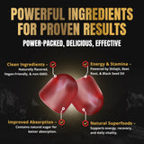 Gommes Revolution Science Shilajit pur végétalien pour le bien‑être.