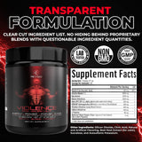 Violence Pre Workout, Citrulline Malate pour une meilleure circulation et énergie