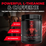 Violence Pre Workout, usine certifiée cGMP pour sécurité et qualité