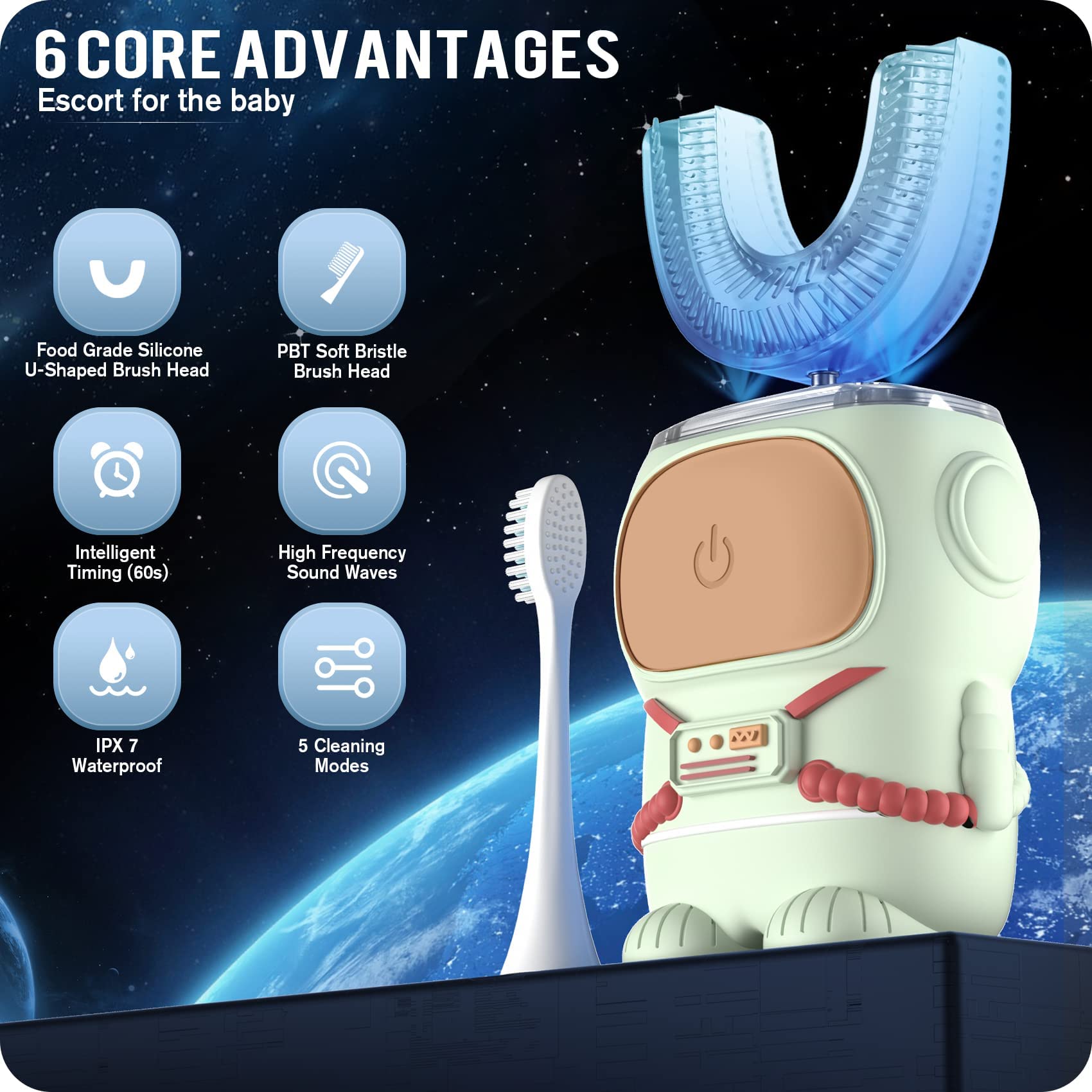 RexCodar brosse-dent-ipx7 imperméable, utilisable sous la douche en toute sécurité