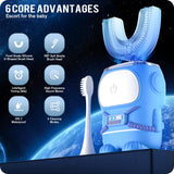 RexCodar brosse dents enfant, tête douce, pour gencives sensibles et nettoyage en douceur.