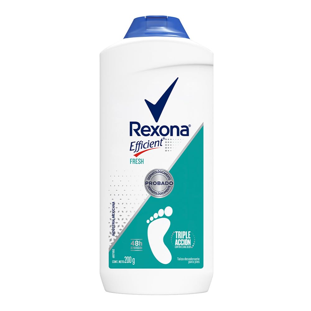 Rexona Poudre pour les pieds - flacon, usage pratique et facile