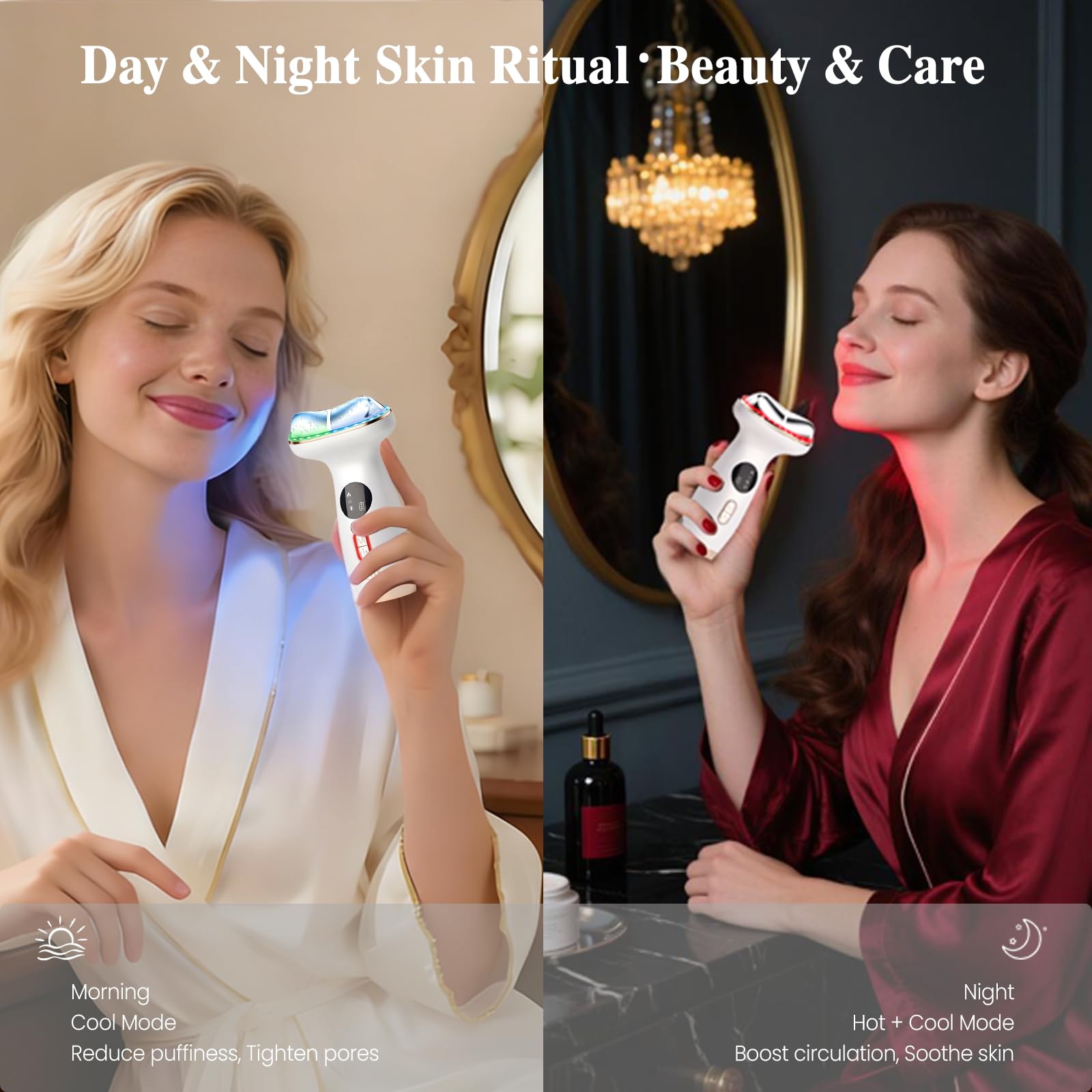 RFVDC routine soin à domicile pour un rituel spa.