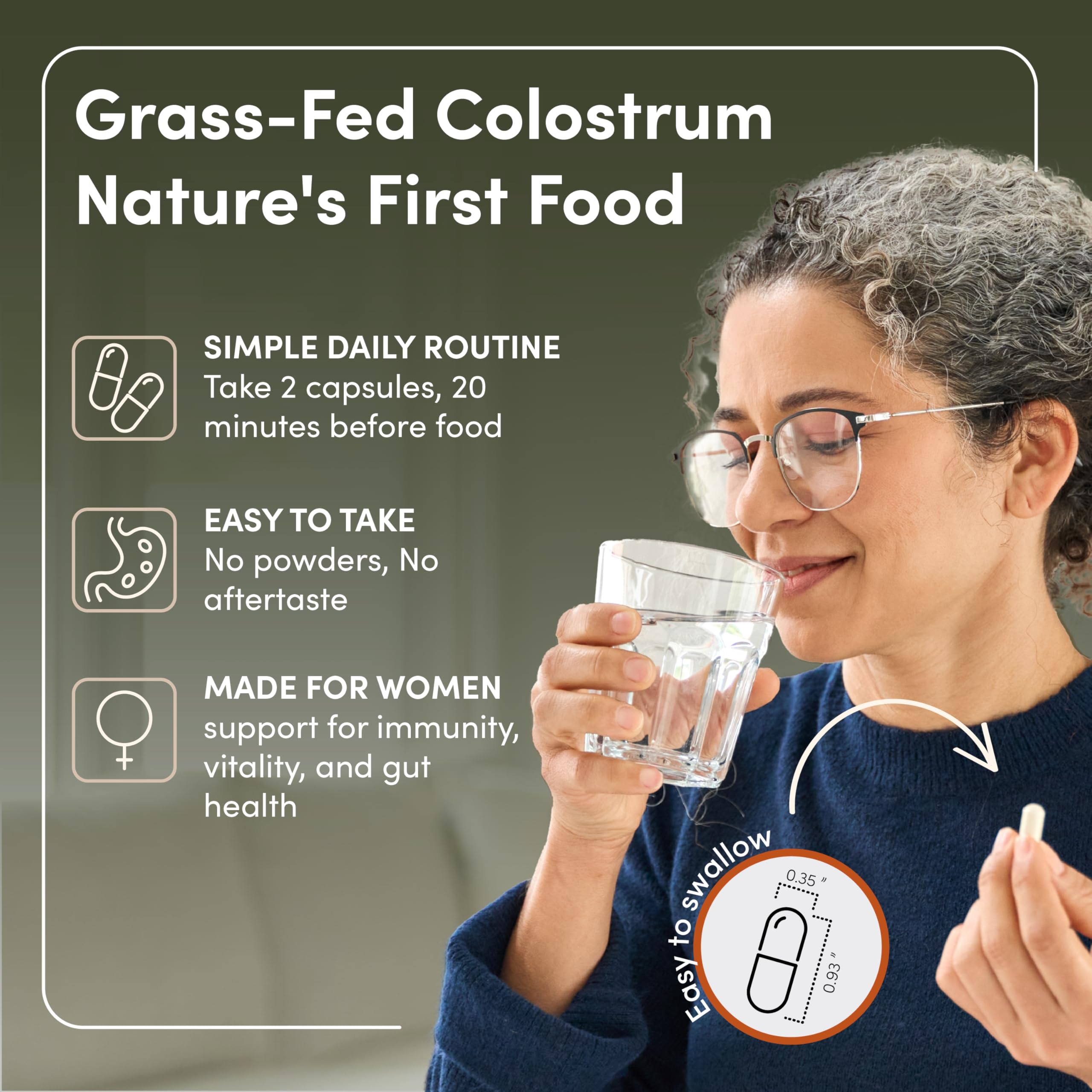 RHEASILVIA Rhea Essentials Colostrum sans additifs et gluten