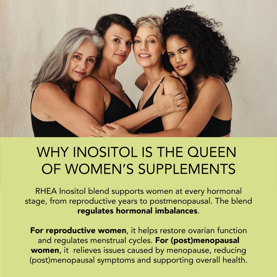 Rheasilvia Rhea Myo-Inositol – version végétalienne sans sucre ajouté pour routine quotidienne.