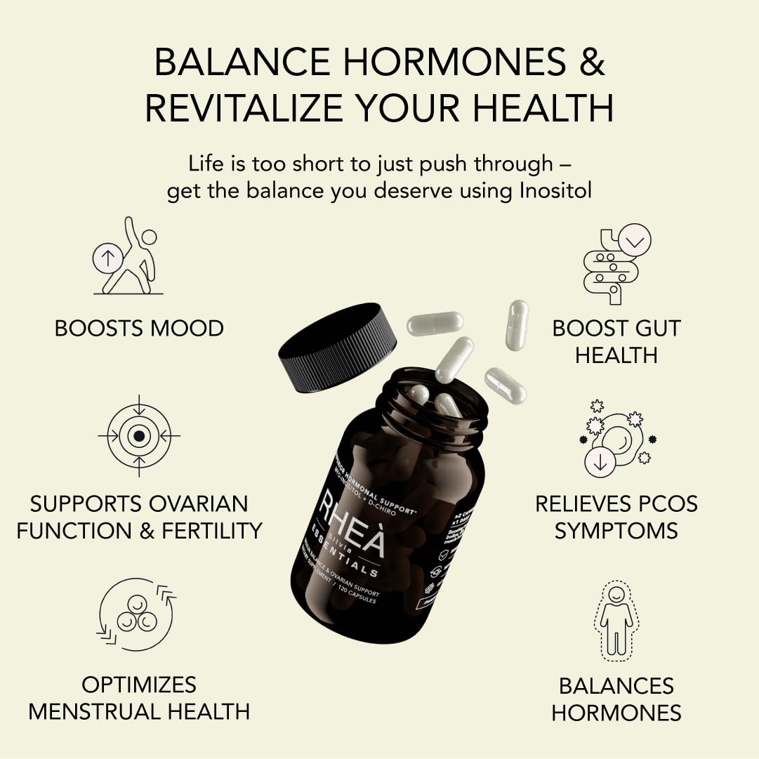 Rheasilvia Rhea Myo-Inositol – dosage quotidien clair favorisant l’équilibre hormonal.