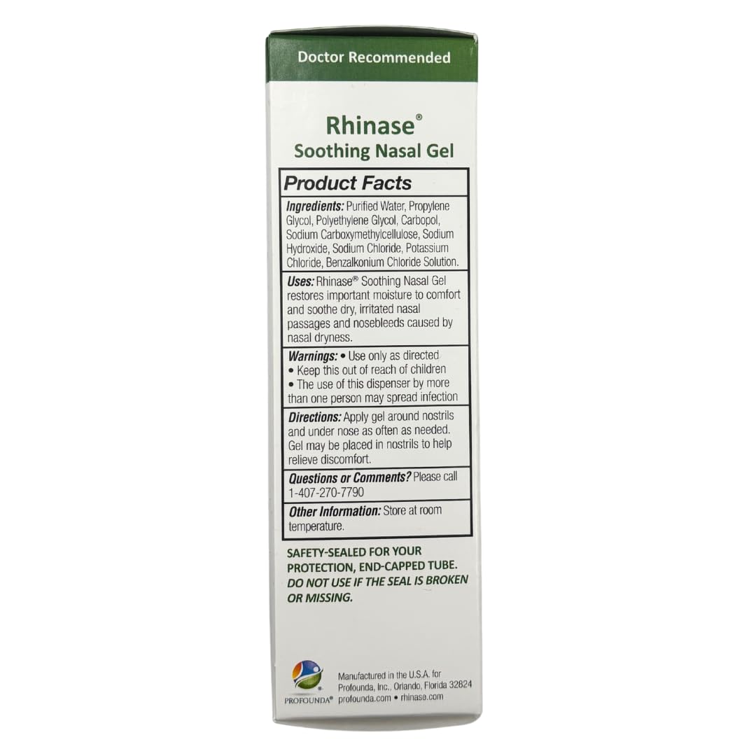 Rhinase Gel nasal: formule sans stéroïdes adaptée pour adultes et enfants