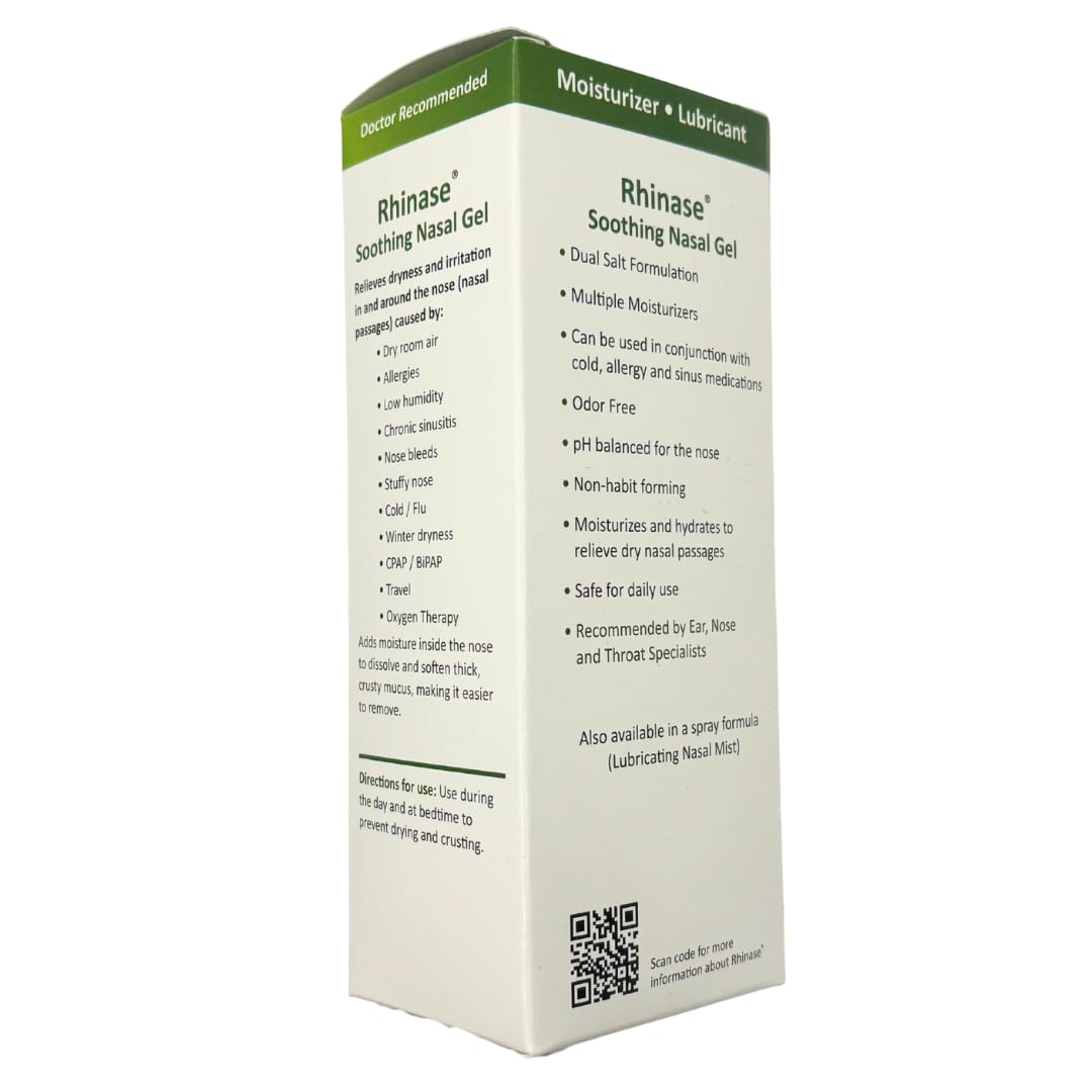Rhinase Gel nasal: usage pour nageurs hydratants et confort