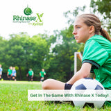 Rhinase X Agents humidifiants duaux: hydrate et protège les voies nasales.