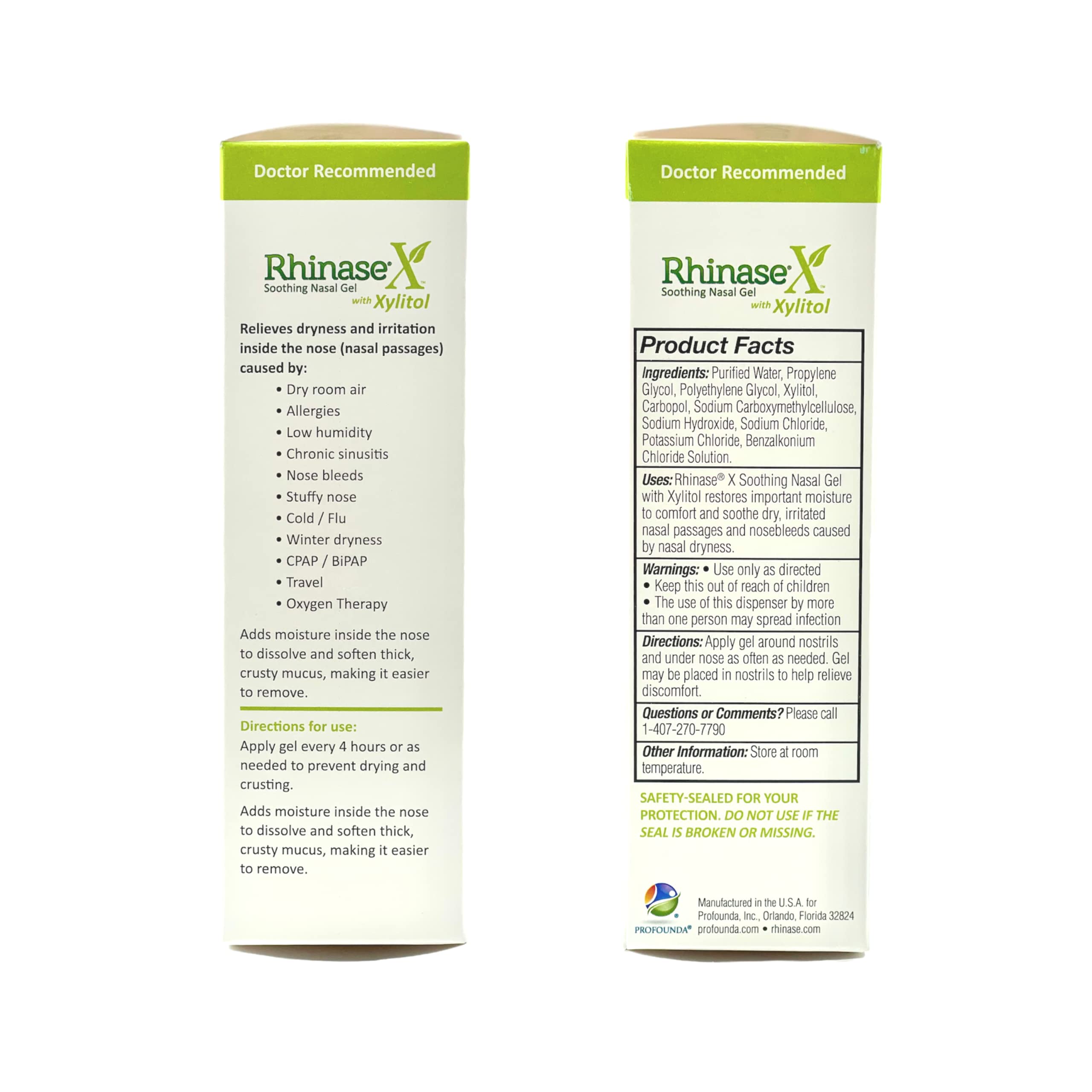 Rhinase X Gel nasal - applicateur précis pour une utilisation ciblée.