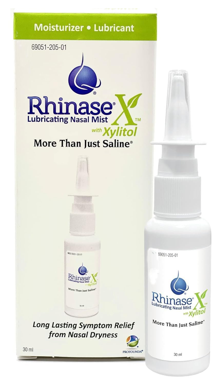 Rhinase Xylitol : brume nasale hydratante pour un réconfort durable.