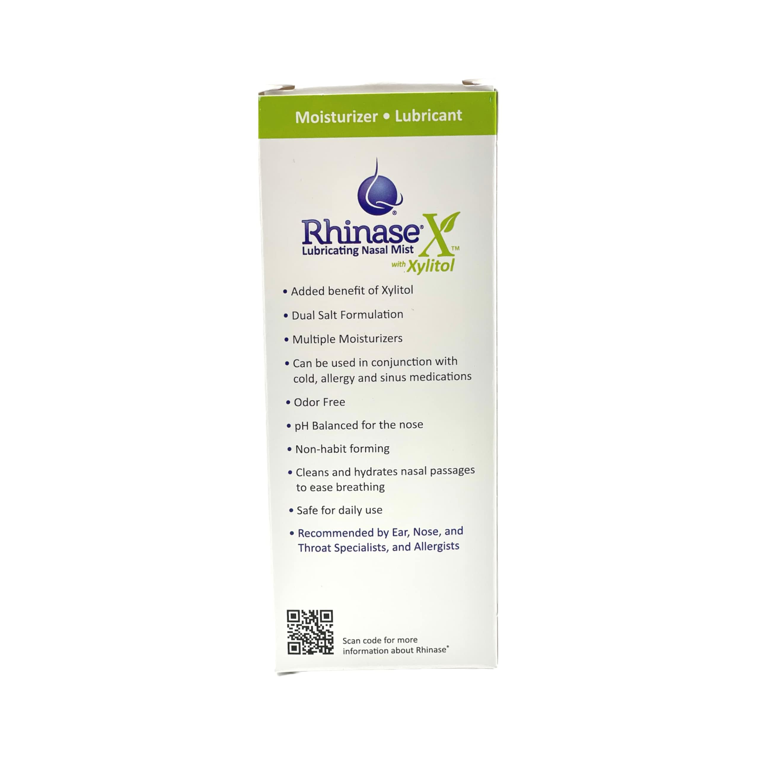 Rhinase Xylitol : solution hydratante pour narines sensibles.