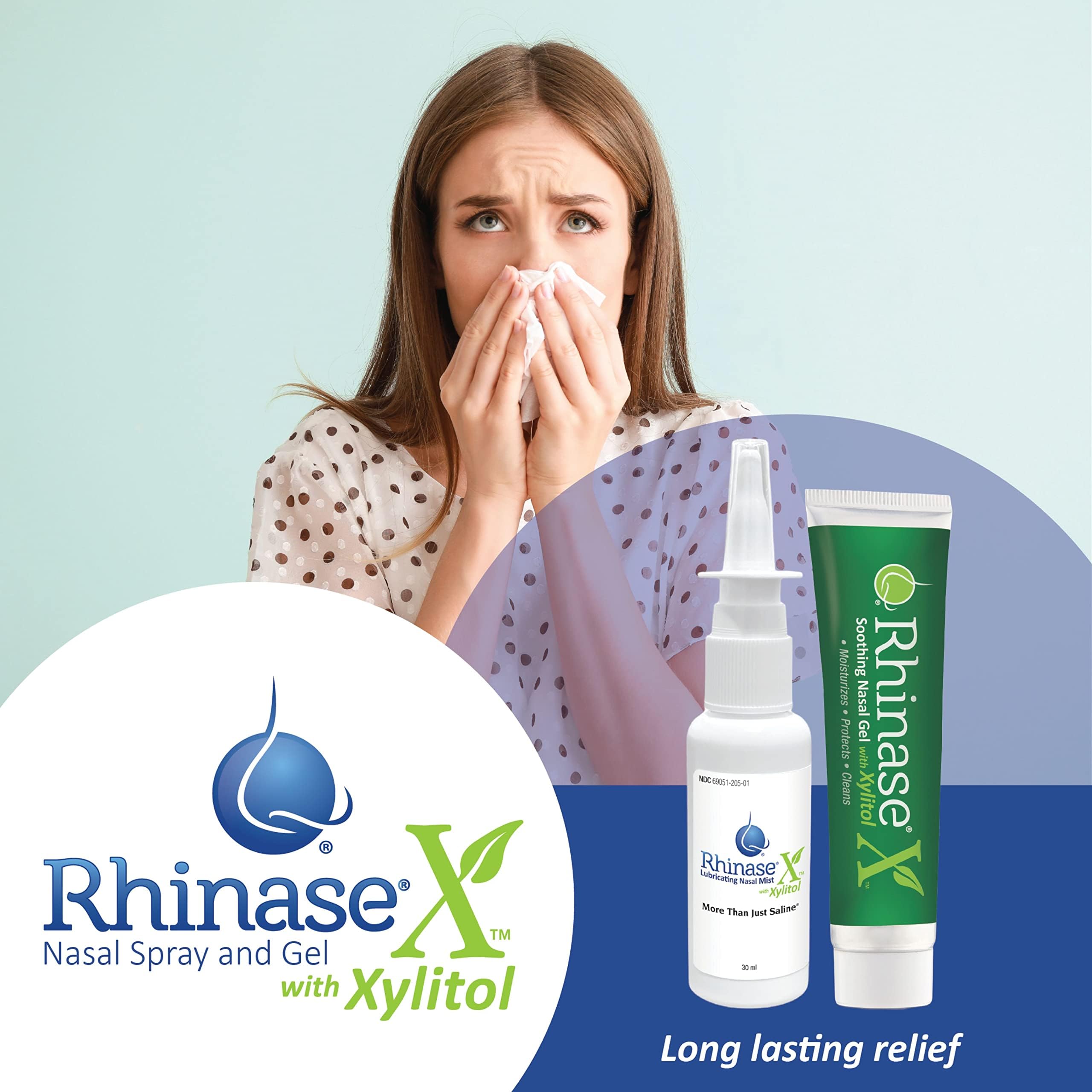 Rhinase Xylitol : étiquette produit claire pour une utilisation sûre.