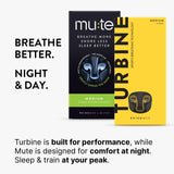 Rhinomed Turbine peut soutenir la respiration pendant les sessions d'entrainement et de repos.